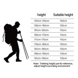 TrailZeni Aluminium Trekking Poles | Lightweight Hiking Support
