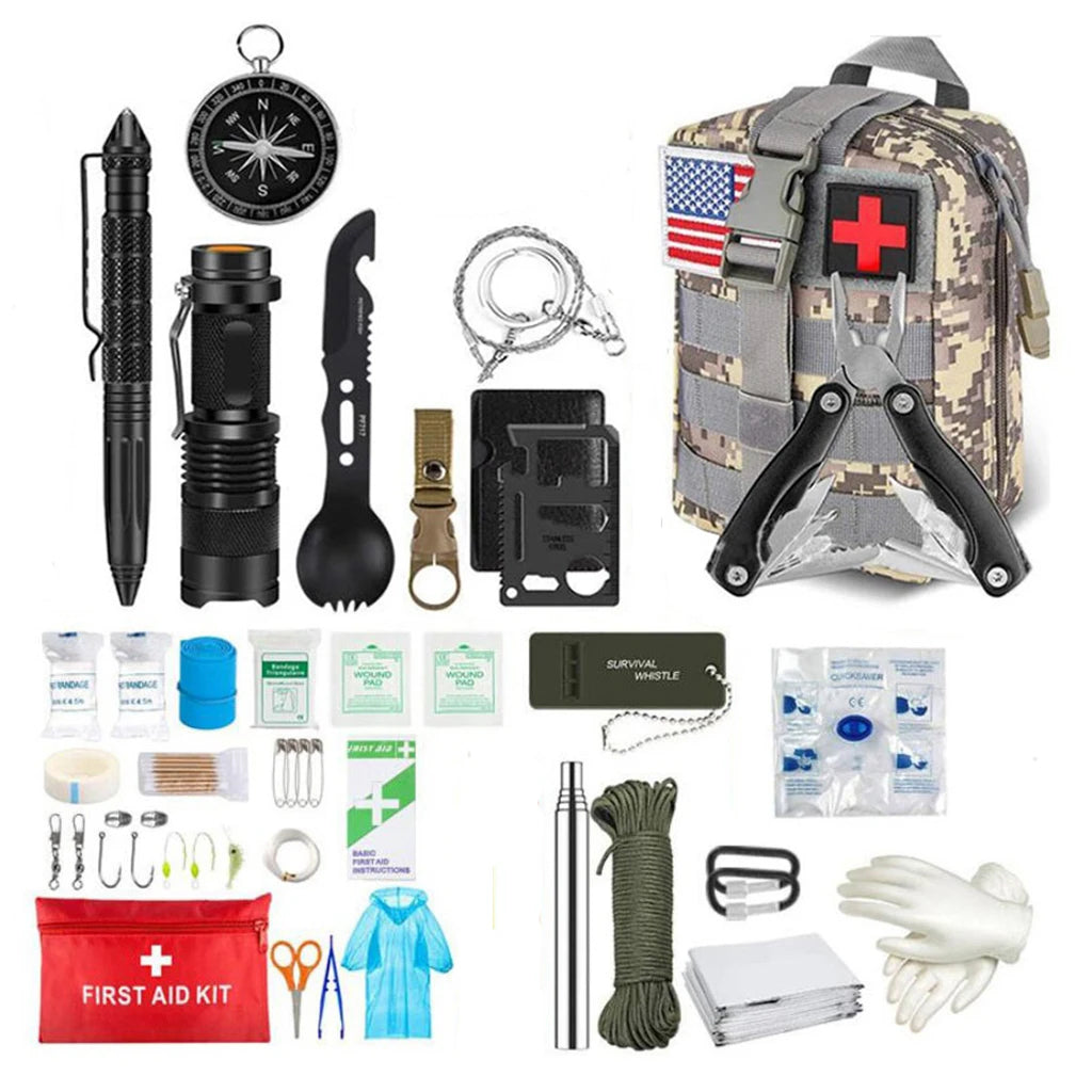 VanTrekie Outdoor Survival Kit & Emergency First-Aid MOLLE Pouch
