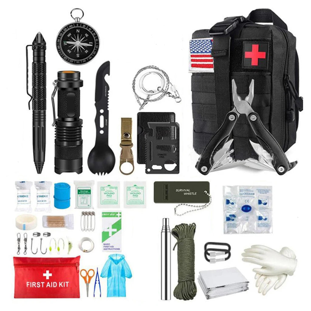 VanTrekie Outdoor Survival Kit & Emergency First-Aid MOLLE Pouch