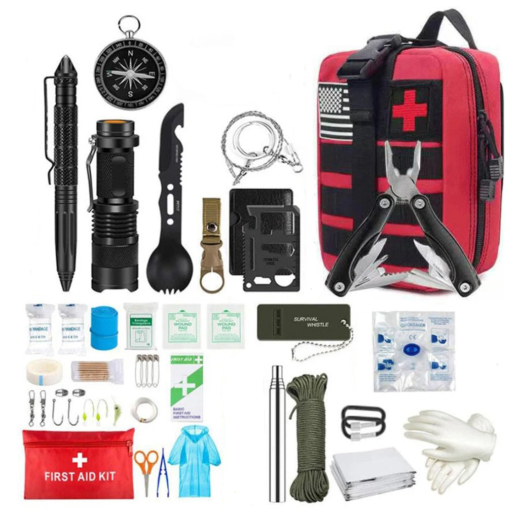 VanTrekie Outdoor Survival Kit & Emergency First-Aid MOLLE Pouch