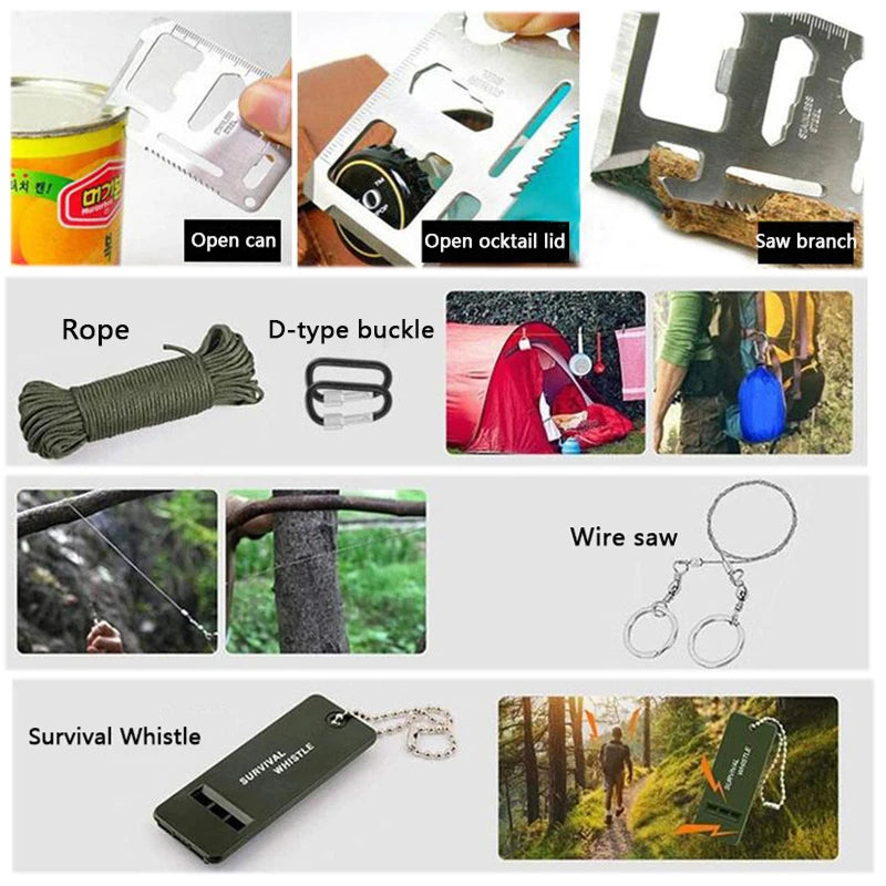 VanTrekie Outdoor Survival Kit & Emergency First-Aid MOLLE Pouch
