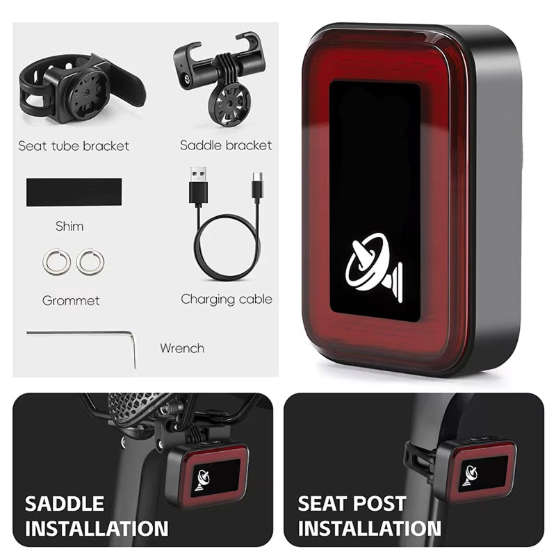 Velorayx Bike Radar & Smart COB Taillight