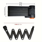ViosChain High-Security Folding Combination Bike Lock UK