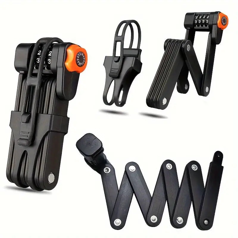 ViosChain High-Security Folding Combination Bike Lock UK