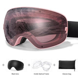 VisoSlax OTG Ski & Snowboard Goggles | Anti-Fog Dual Lens