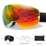 VisoSlax OTG Ski & Snowboard Goggles | Anti-Fog Dual Lens