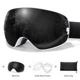 VisoSlax OTG Ski & Snowboard Goggles | Anti-Fog Dual Lens