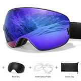 VisoSlax OTG Ski & Snowboard Goggles | Anti-Fog Dual Lens