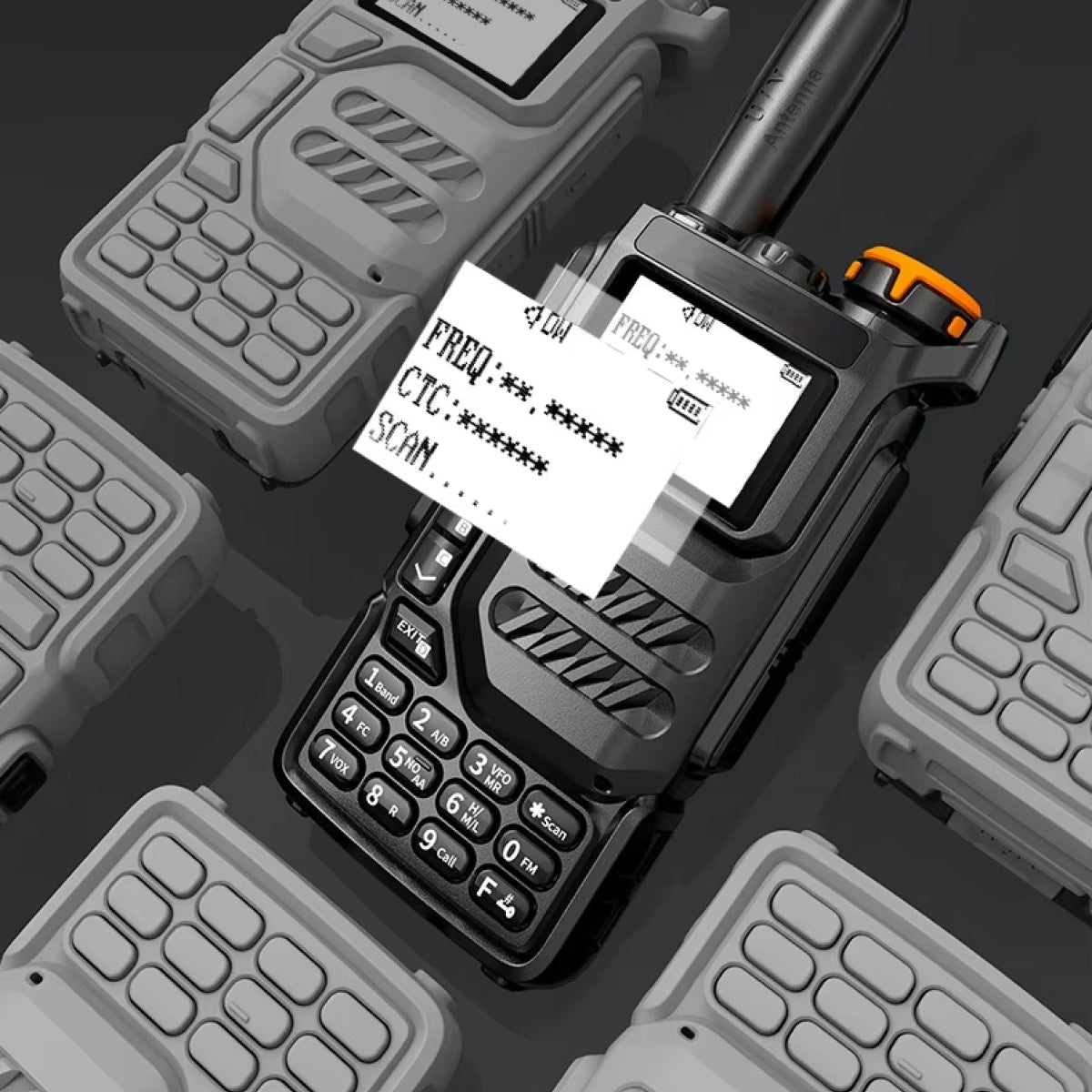 VoxiLeap Dual-Band GMRS Radios 4W Two-Way Walkie Talkies