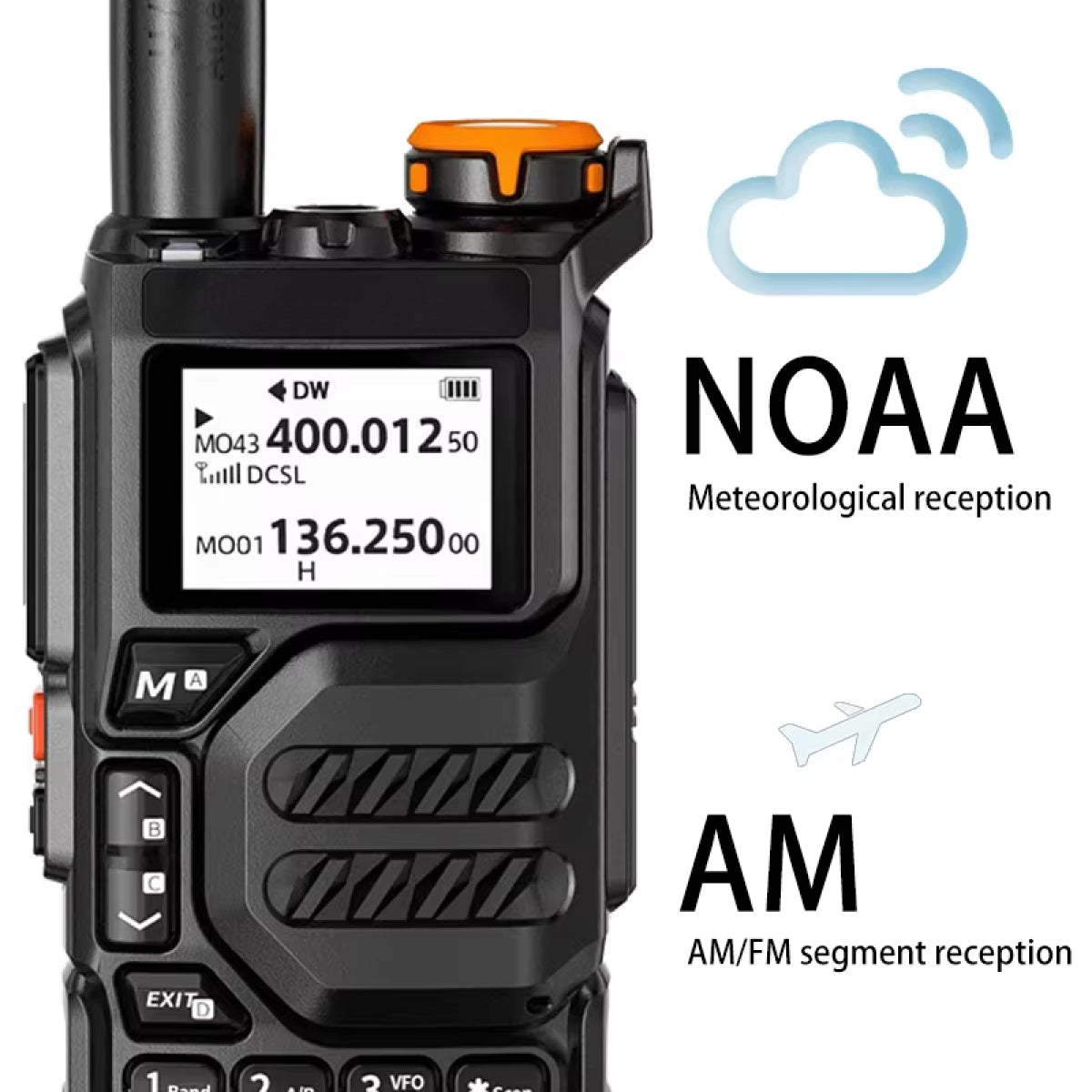 VoxiLeap Dual-Band GMRS Radios 4W Two-Way Walkie Talkies