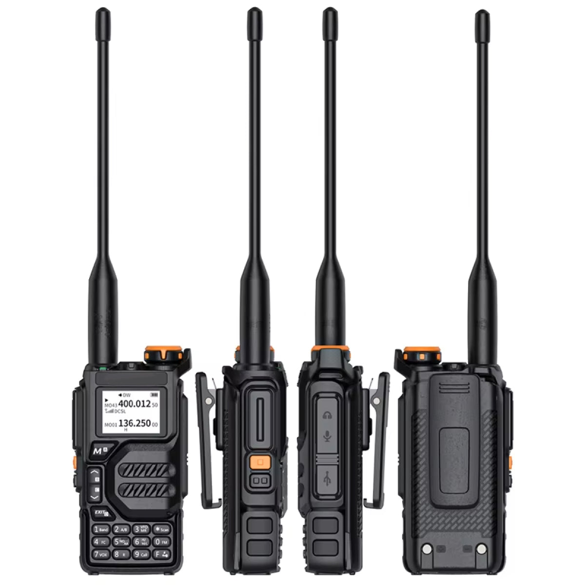 VoxiLeap Dual-Band GMRS Radios 4W Two-Way Walkie Talkies