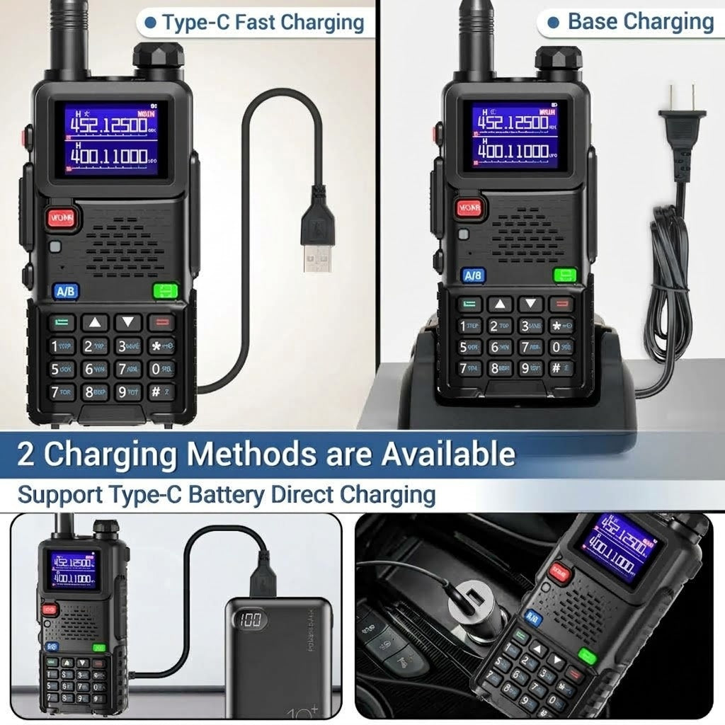 WavieRun Multi-Band Emergency Walkie Talkie & Two-Way Radio UK