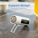 WindyonGo Mini Handheld Fan with Ice Ceramic Cooling Plate