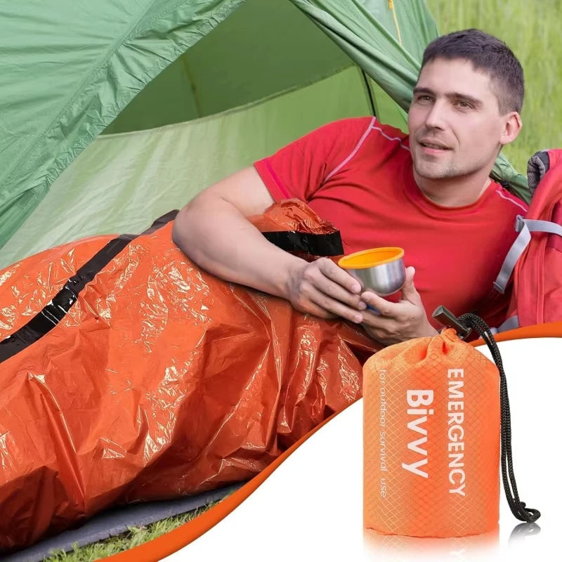 WrapNaxie Thermal Emergency Sleeping Bag & Bivy Sack UK