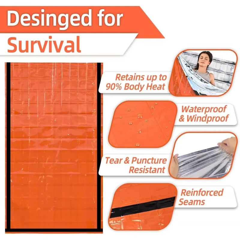 WrapNaxie Thermal Emergency Sleeping Bag & Bivy Sack UK