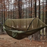 ZenSlopa Double Camping Hammock with Pop-Up Mosquito Net
