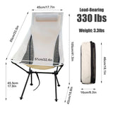 ZipoSeat Lightweight High-Back Camping Chair UK