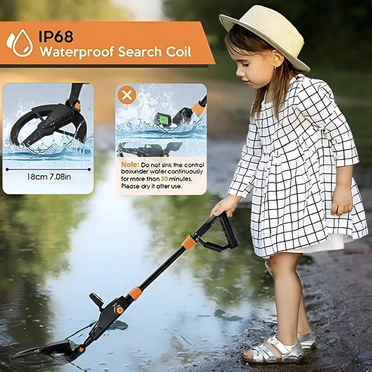 Zorby Kids Metal Detector - High-Sensitivity Treasure Hunter